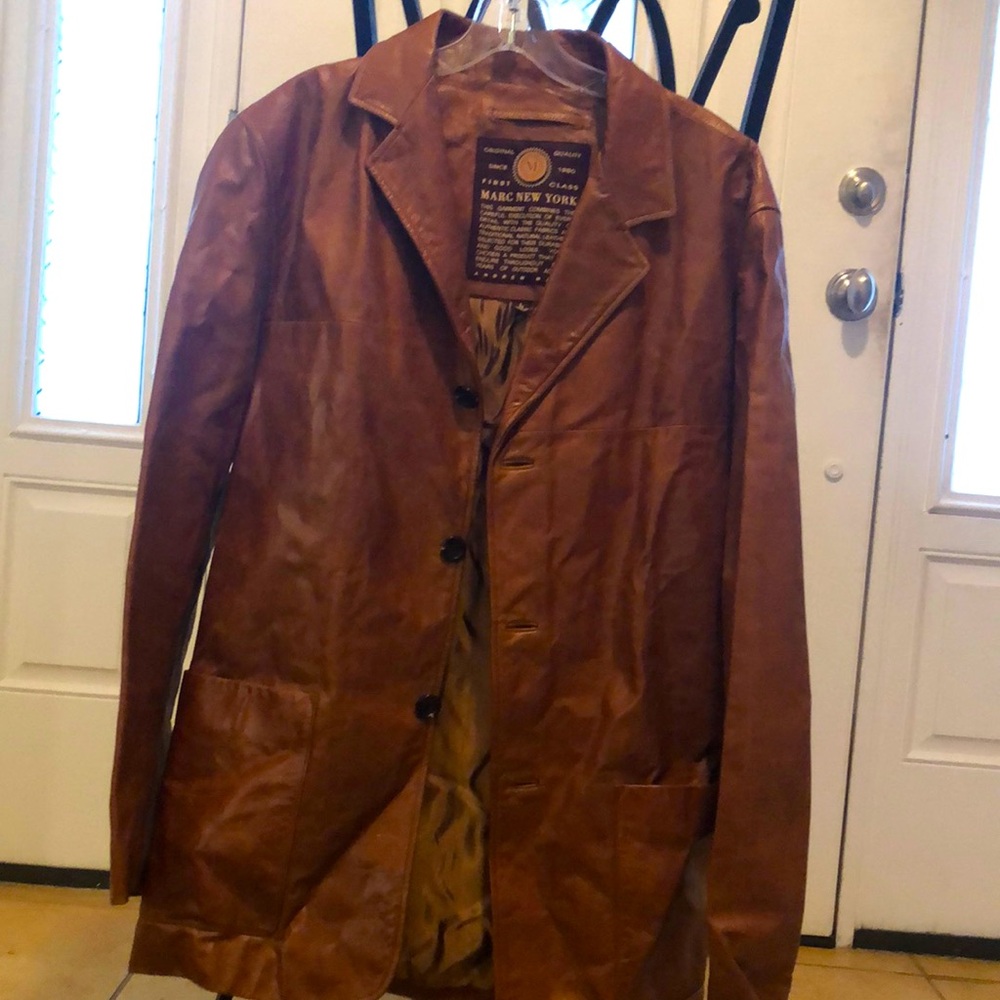 Men’s leather jacket, Marc New York